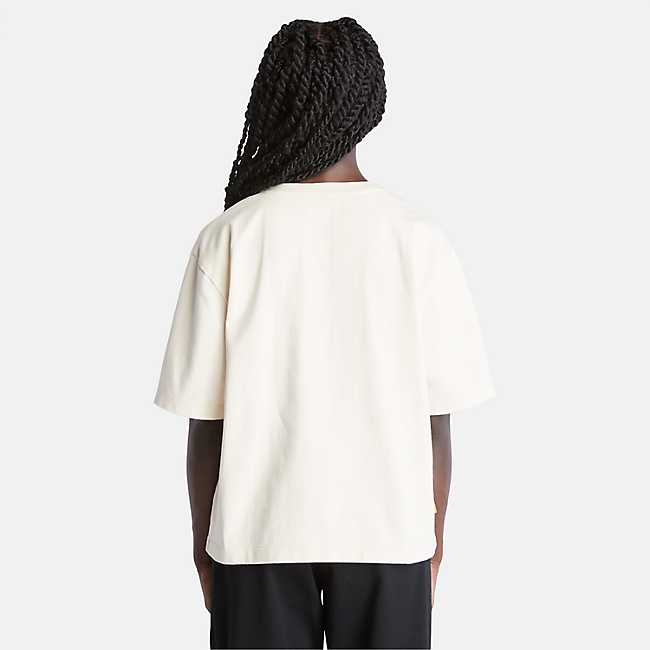 Women's Short-Sleeve Mixed-Media T-Shirt