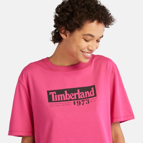 Women's Linear-Logo Cropped T-Shirt-