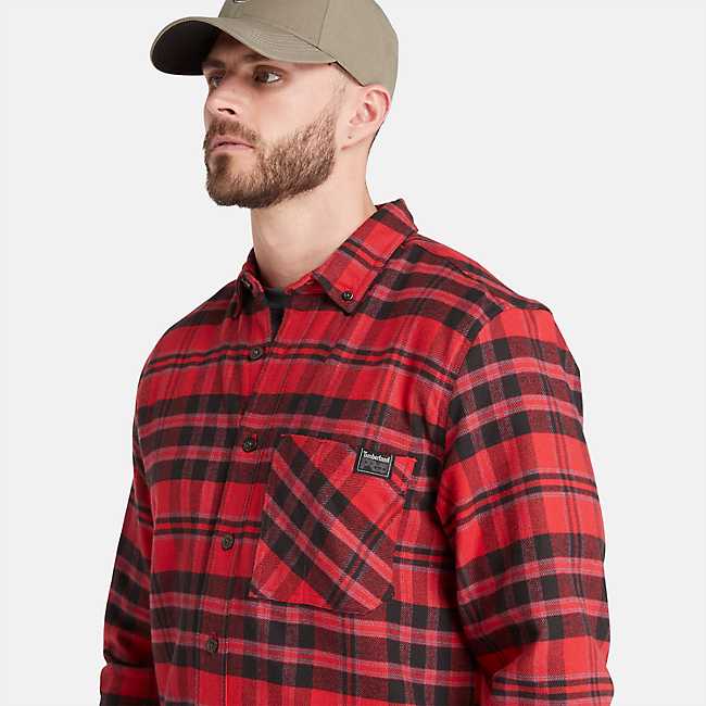 Men's Timberland PRO® Woodfort Midweight Flannel Shirt