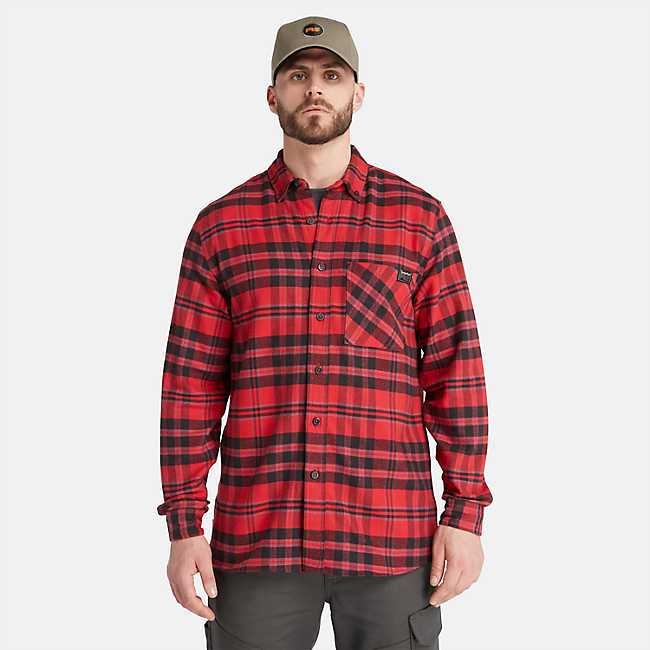 Men's Timberland PRO® Woodfort Midweight Flannel Shirt
