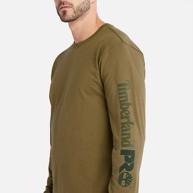 T-shirt à manches longues Timberland PRO® à logo classique pour hommes