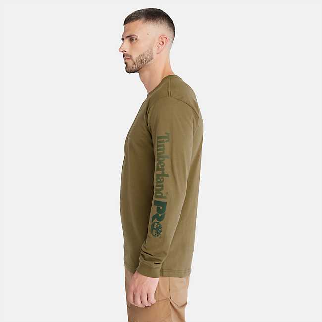 Verfügbarkeit Men\'s Timberland Timberland | PRO® Core Logo Long-Sleeve US T-Shirt