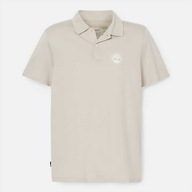 Men's Short Sleeve Logo Polo With Refibra™ Technology