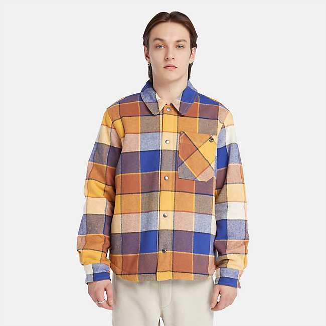Men's Organic Cotton Fleece-Lined Overshirt