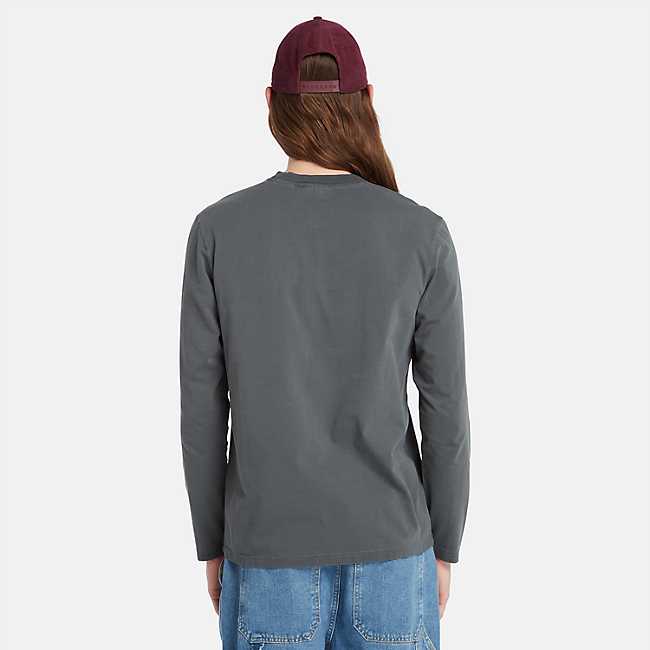 Long-sleeved t-shirt with pocket - Man