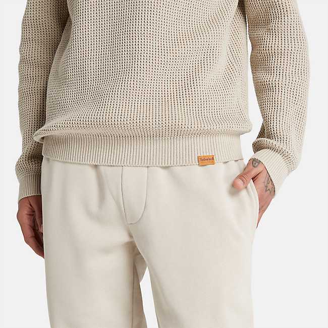 Men's Long Sleeve Tuck Crew Sweater