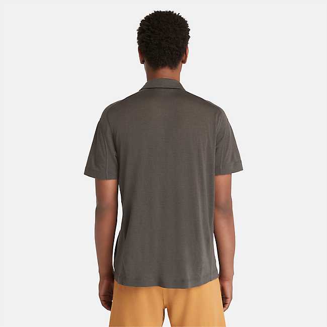 T-shirt em Merino Timberland® x Icebreaker® ZoneKnit™ para Homem em  cinzento-escuro