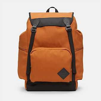 Canvas & Leather Backpack