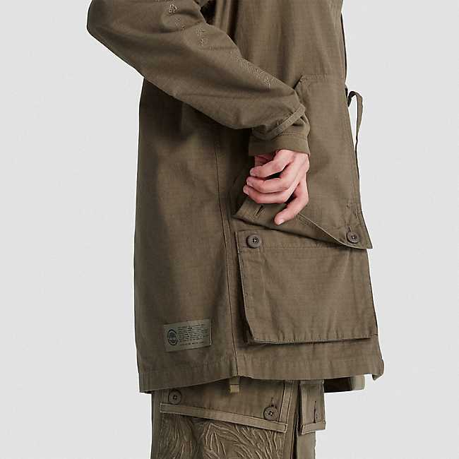 Manteau de style travailleur Timberland® x CLOT Future73 façon kimono