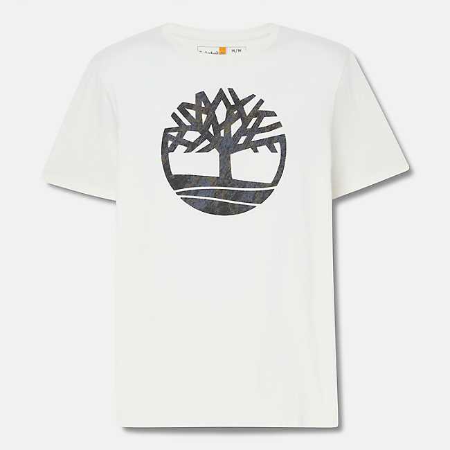 T-shirt Seasonal à logo arbre camouflage pour hommes
