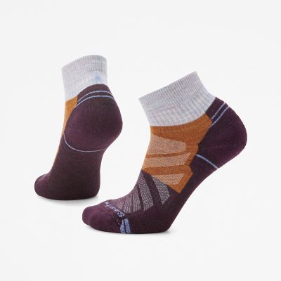 Women's Smartwool® Hike Light Cushion Color Block Pattern Ankle Socks