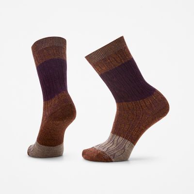 Women's SmartWool® Everyday Colorblocked Cable Crew Socks