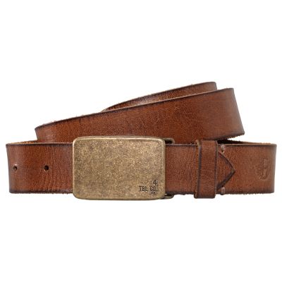 Plaque Buckle Leather Belt | Timberland 