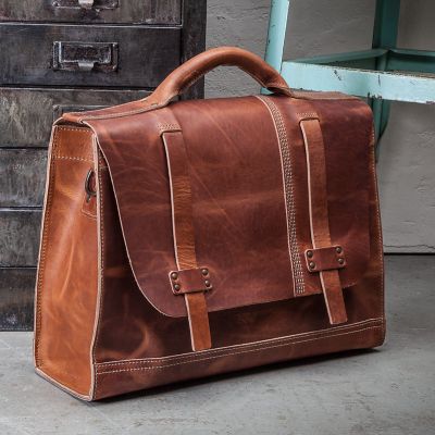 Timberland Boot Company® Premium Leather Messenger Bag | Timberland US ...