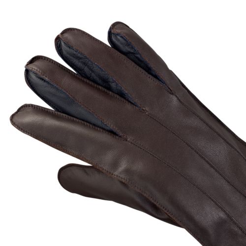 Men's Mile Beach Fleece-Lined Leather Gloves-