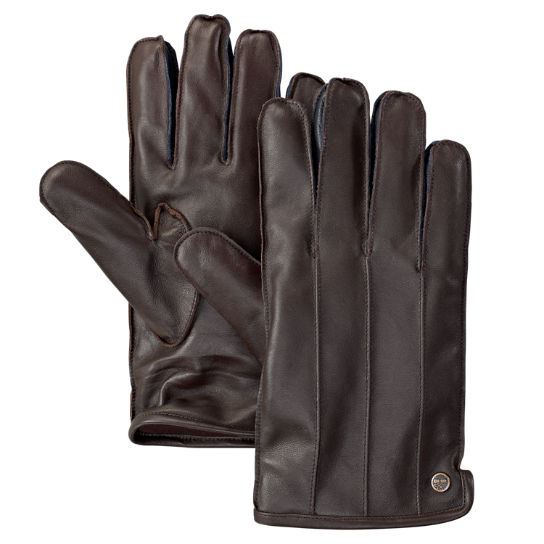 Men's Mile Beach Fleece-Lined Leather Gloves