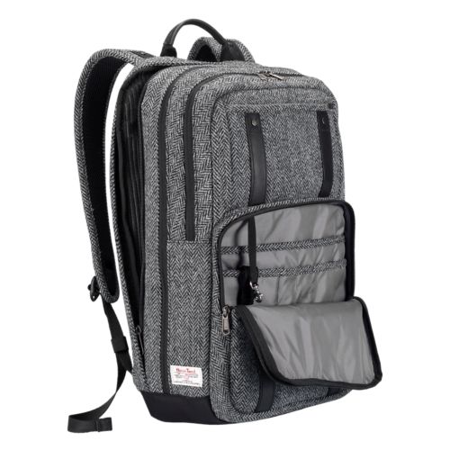 City Premium 27-Liter Harris Tweed® Fabric Backpack-