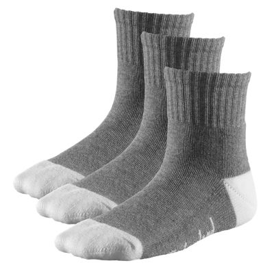 Kids' Basic Cotton Blend Quarter Socks (3-Pack) | Timberland US Store