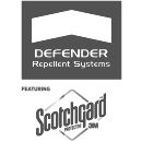 Defender Repellent Systems® treatment featuring Scotchgard® Protector by 3M