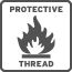 Protective Thread Includes Dupont™ Kevlar® Aramid Fiber